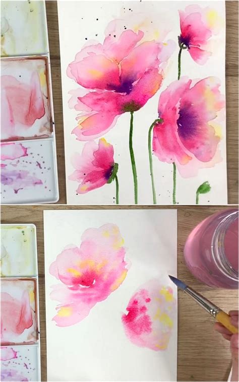 How to Paint Watercolor Flowers: And Why They Might Just Paint Themselves